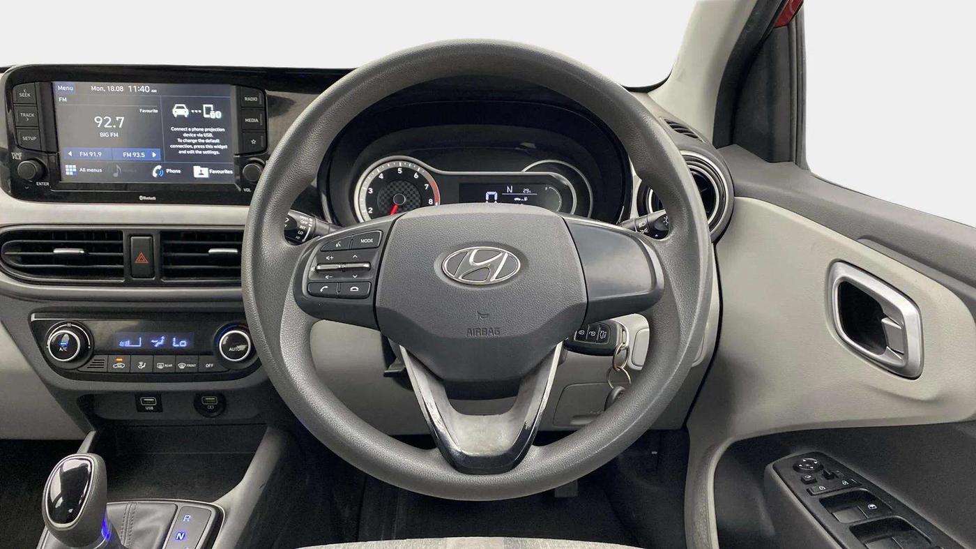 2019 Hyundai GRAND I10 NIOS SPORTZ AMT 1.2 KAPPA VTVT, Petrol, Automatic, 54,146 km, Steering Wheel Close Up
