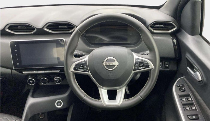2023 Nissan MAGNITE XV PREMIUM TURBO CVT, Petrol, Automatic, 16,049 km, Steering Wheel Close Up