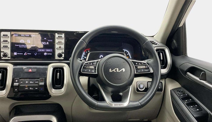 2021 KIA SONET HTX 1.0 IMT, Petrol, Manual, 37,730 km, Steering Wheel Close Up