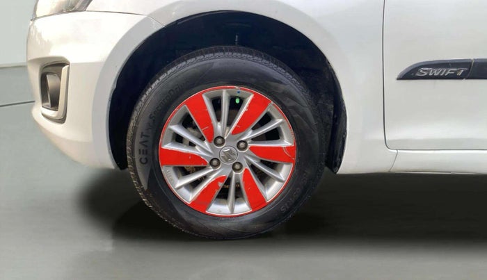 2014 Maruti Swift ZXI, Petrol, Manual, 70,351 km, Left Front Wheel