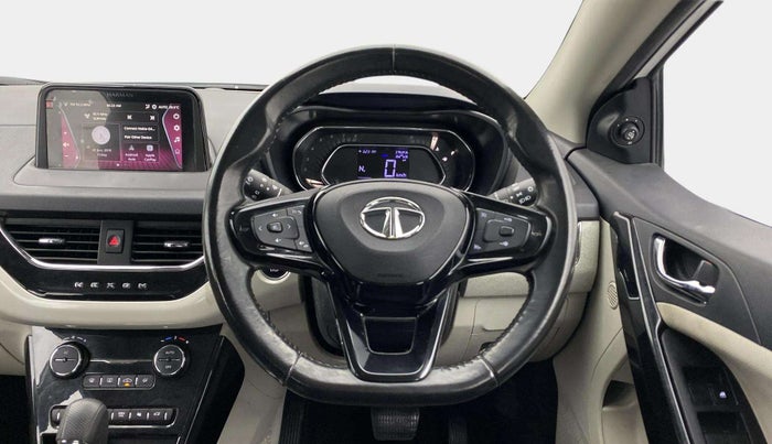 2021 Tata NEXON XZA PLUS (O) DIESEL, Diesel, Automatic, 51,067 km, Steering Wheel Close Up