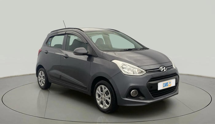 2015 Hyundai Grand i10 SPORTZ 1.2 KAPPA VTVT, Petrol, Manual, 25,395 km, Right Front Diagonal