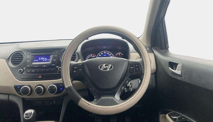 2015 Hyundai Grand i10 SPORTZ 1.2 KAPPA VTVT, Petrol, Manual, 25,395 km, Steering Wheel Close Up