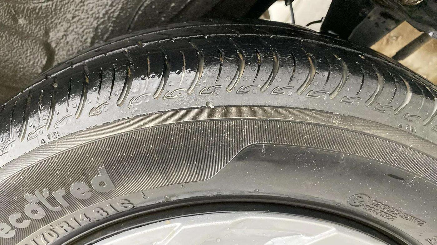 2021 Maruti S PRESSO VXI, Petrol, Manual, 80,324 km, Right Rear Tyre Tread