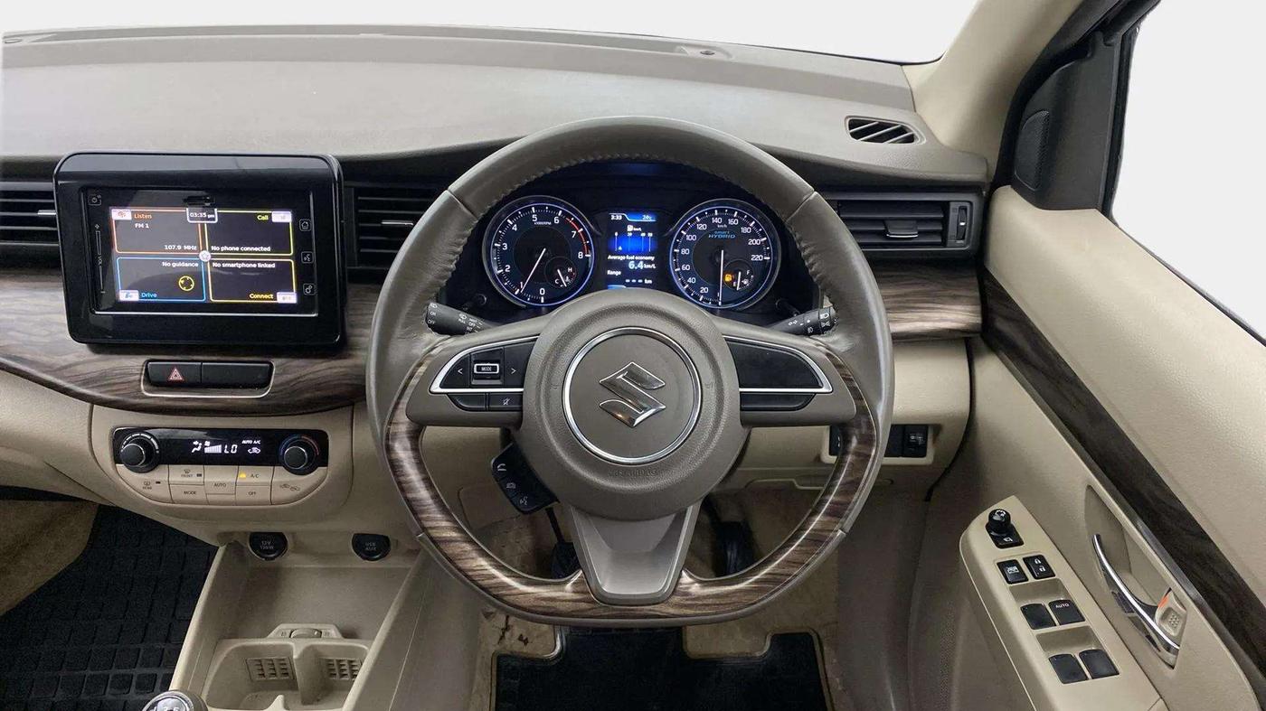 2019 Maruti Ertiga ZXI+ SHVS, Petrol, Manual, 23,139 km, Steering Wheel Close Up
