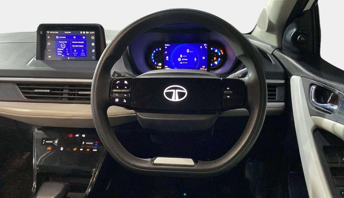 2023 Tata NEXON CREATIVE  AMT 1.2 PETROL, Petrol, Automatic, 18,803 km, Steering Wheel Close Up