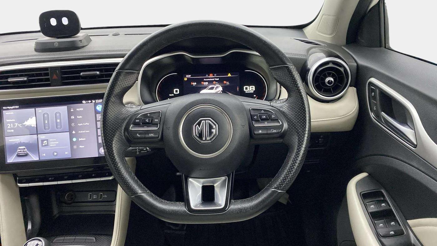 2022 MG ASTOR SMART EX 1.5 MT, Petrol, Manual, 44,855 km, Steering Wheel Close Up