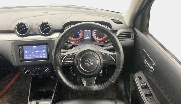 2019 Maruti Swift VXI AMT, Petrol, Automatic, 17,886 km, Steering Wheel Close Up