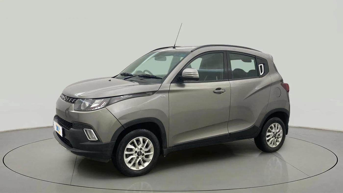 2016 Mahindra Kuv100 K8 D 6 STR, Diesel, Manual, 87,092 km, Left Front Diagonal