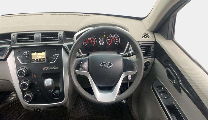 2016 Mahindra Kuv100 K8 D 6 STR, Diesel, Manual, 87,092 km, Steering Wheel Close Up