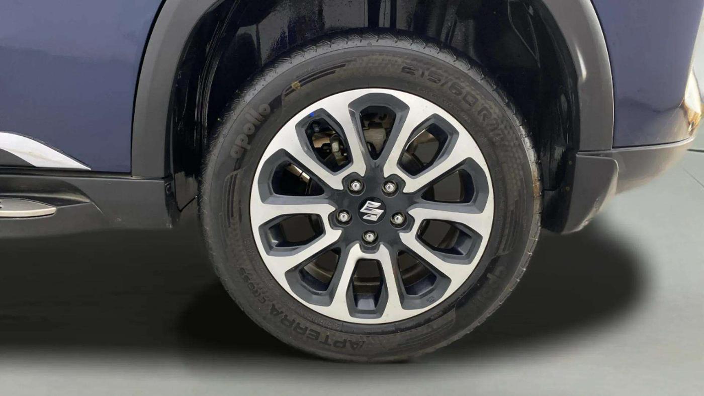 2022 Maruti Grand Vitara ALPHA SMART HYBRID AT, Petrol, Automatic, 2,474 km, Left Rear Wheel