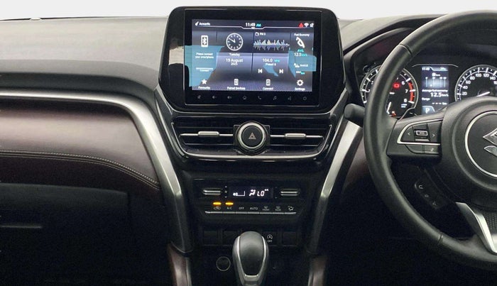 2022 Maruti Grand Vitara ALPHA SMART HYBRID AT, Petrol, Automatic, 32,497 km, Air Conditioner