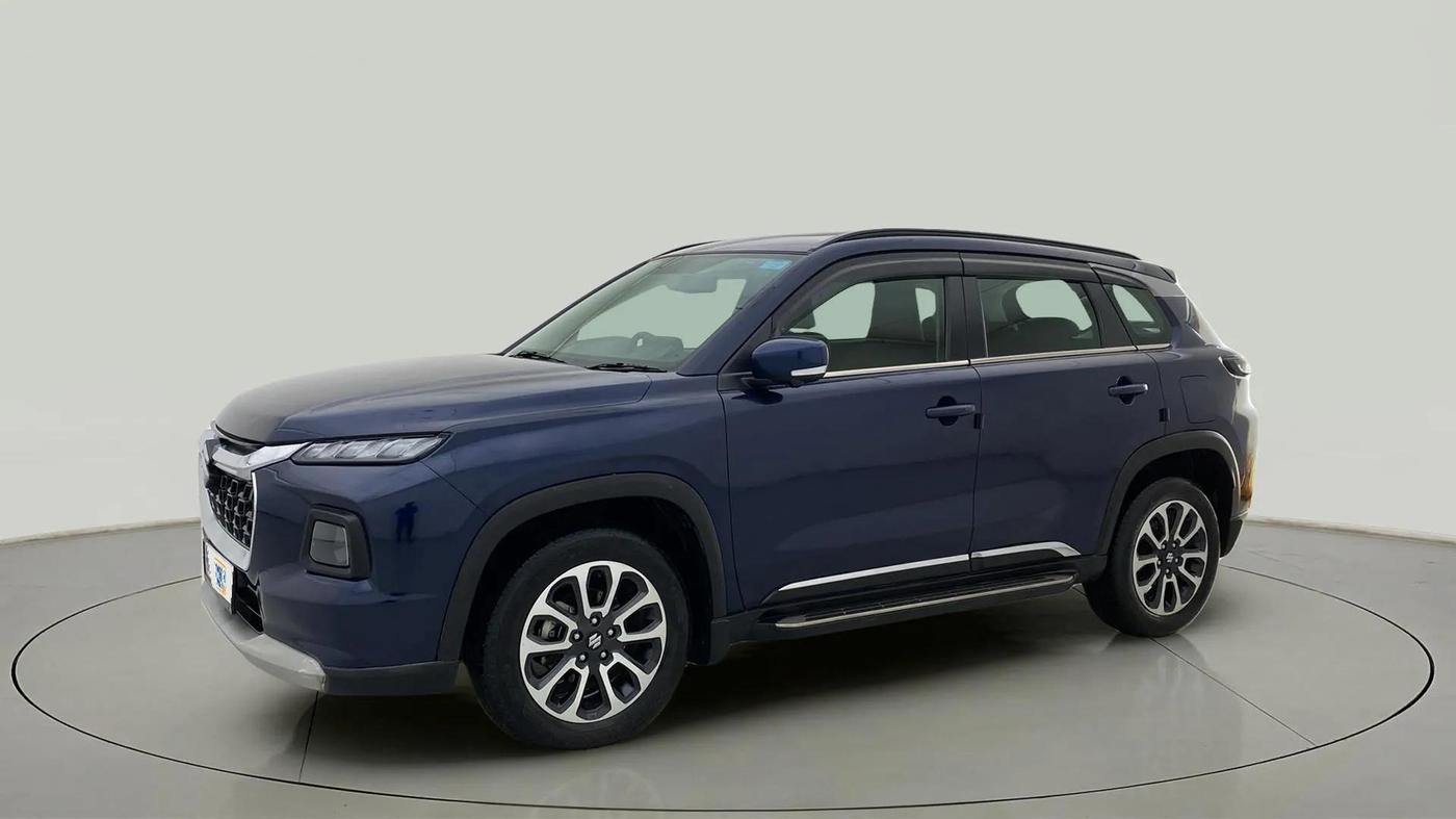 2022 Maruti Grand Vitara ALPHA SMART HYBRID AT, Petrol, Automatic, 2,474 km, Left Front Diagonal