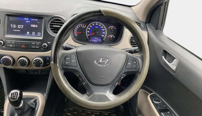 2018 Hyundai Grand i10 SPORTZ 1.2 KAPPA VTVT, Petrol, Manual, 27,591 km, Steering Wheel Close Up