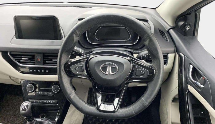2021 Tata NEXON XZ PLUS (O) PETROL, Petrol, Manual, 68,962 km, Steering Wheel Close Up