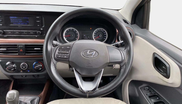 2021 Hyundai AURA S 1.2, Petrol, Manual, 87,788 km, Steering Wheel Close Up