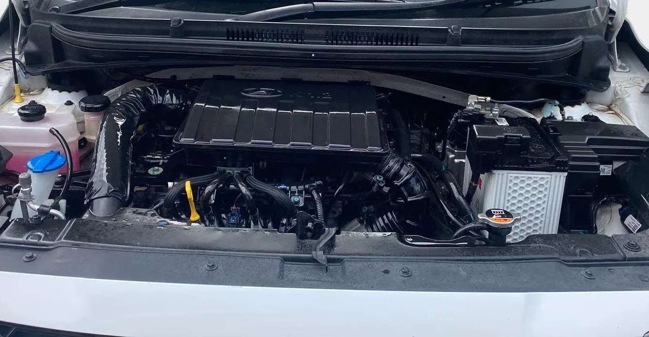 2024 Hyundai AURA S 1.2 CNG, CNG, Manual, 22,811 km, Engine View