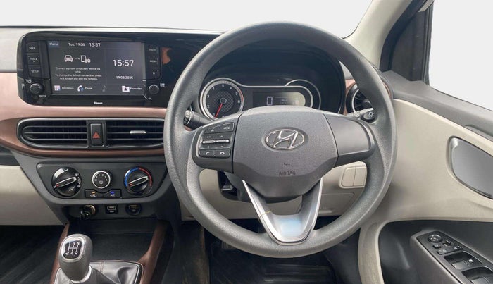 2021 Hyundai AURA SX 1.2, Petrol, Manual, 57,738 km, Steering Wheel Close Up