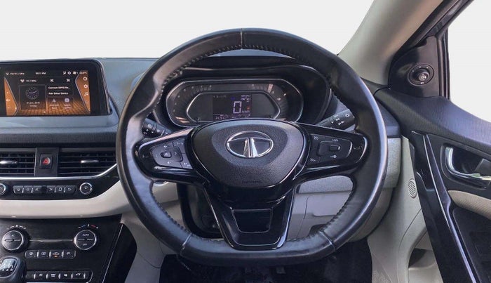 2020 Tata NEXON XZ PLUS (O) DIESEL, Diesel, Manual, 34,176 km, Steering Wheel Close Up