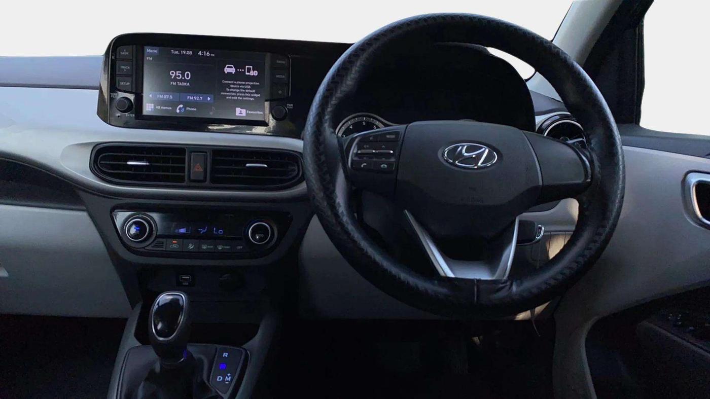 2022 Hyundai GRAND I10 NIOS SPORTZ AMT 1.2 KAPPA VTVT, Petrol, Automatic, 24,416 km, Steering Wheel Close Up