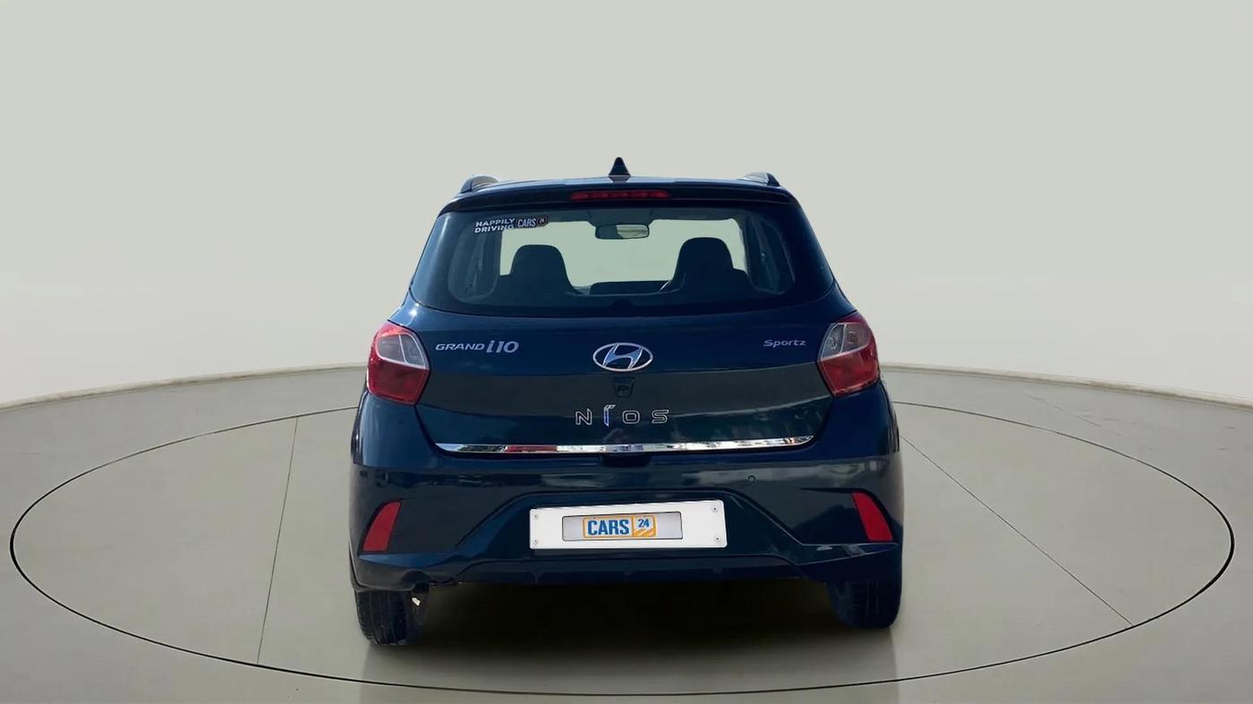 2022 Hyundai GRAND I10 NIOS SPORTZ AMT 1.2 KAPPA VTVT, Petrol, Automatic, 24,416 km, Back/Rear