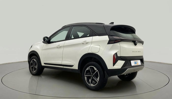 2024 Tata NEXON FEARLESS + SUNROOF AMT DUAL TONE 1.5 DIESEL, Diesel, Automatic, 12,199 km, Left Back Diagonal