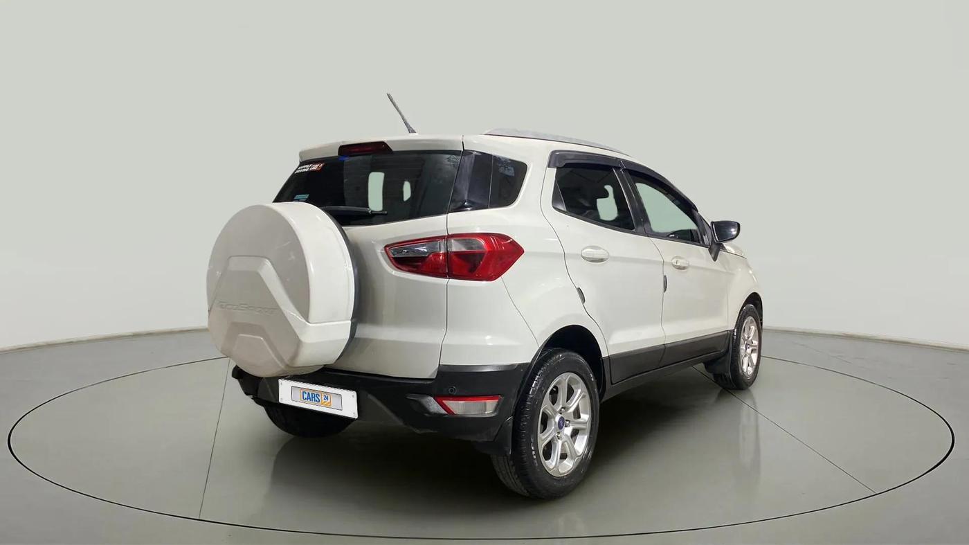 2018 Ford Ecosport TITANIUM + 1.5L PETROL AT, Petrol, Automatic, 55,452 km, Right Back Diagonal