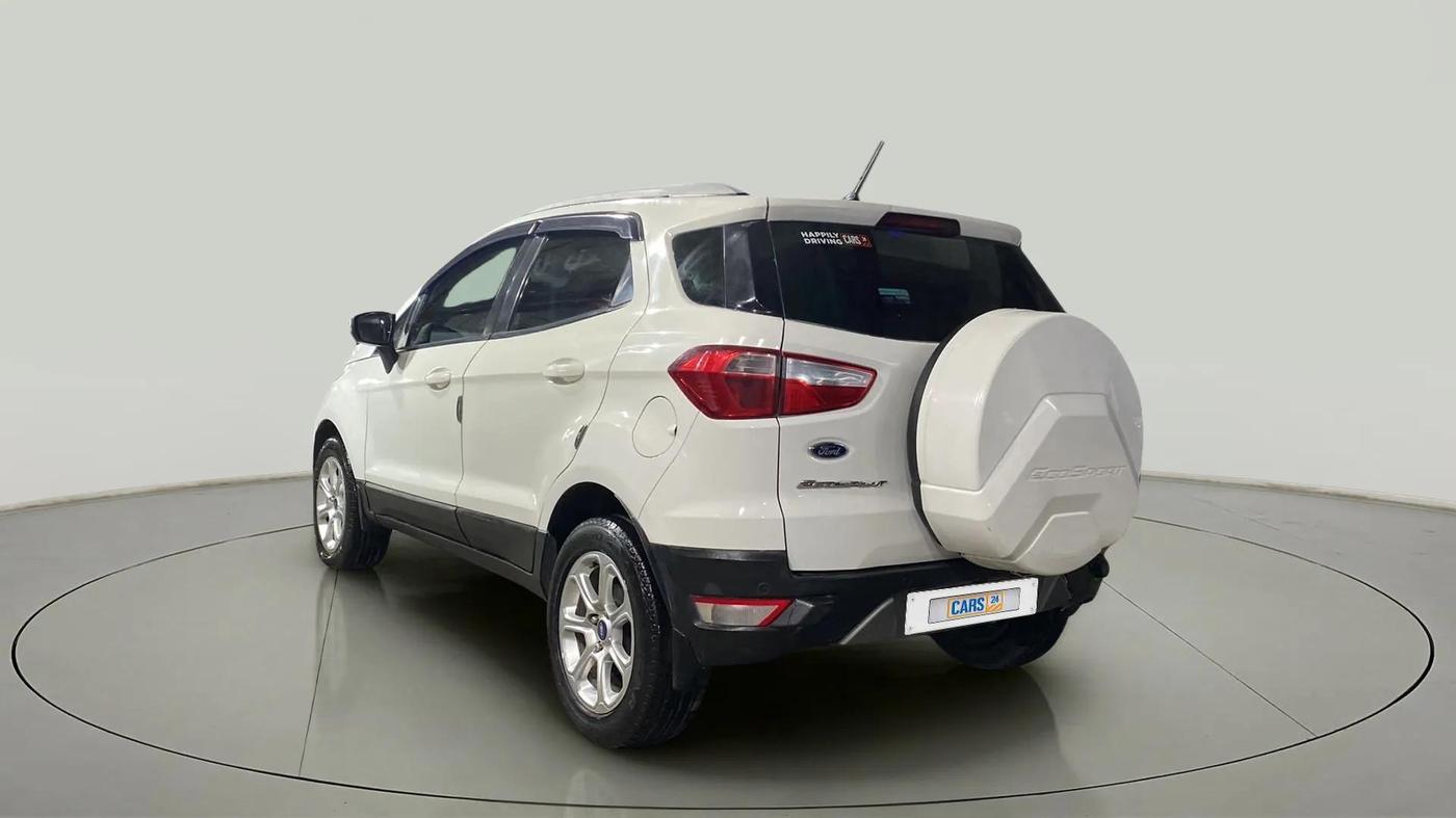 2018 Ford Ecosport TITANIUM + 1.5L PETROL AT, Petrol, Automatic, 55,452 km, Left Back Diagonal