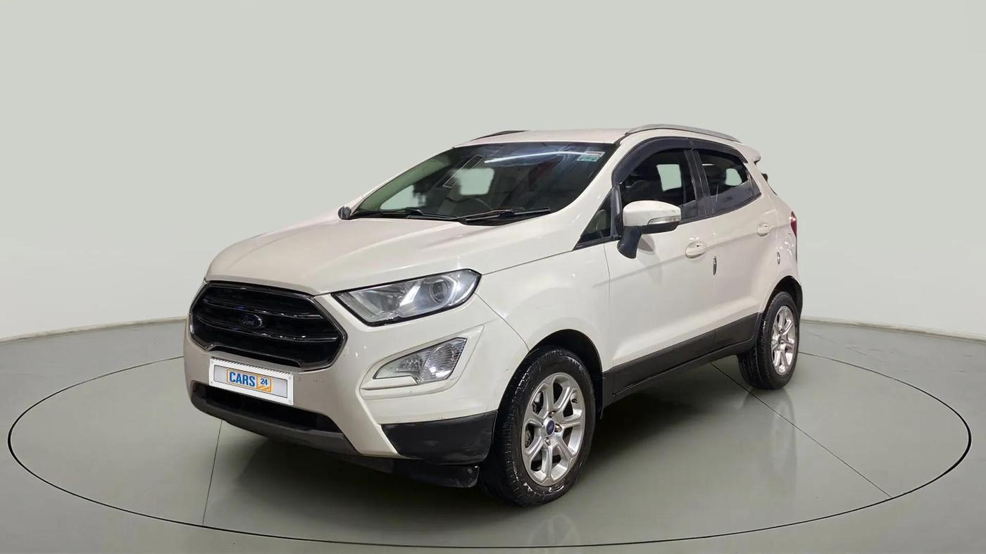 2018 Ford Ecosport TITANIUM + 1.5L PETROL AT, Petrol, Automatic, 55,452 km, Left Front Diagonal