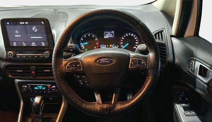 2018 Ford Ecosport TITANIUM + 1.5L PETROL AT, Petrol, Automatic, 55,448 km, Steering Wheel Close Up