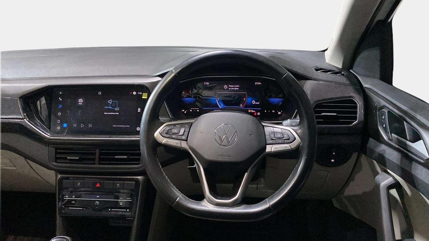 2022 Volkswagen TAIGUN TOPLINE 1.0 TSI MT, Petrol, Manual, 11,147 km, Steering Wheel Close Up