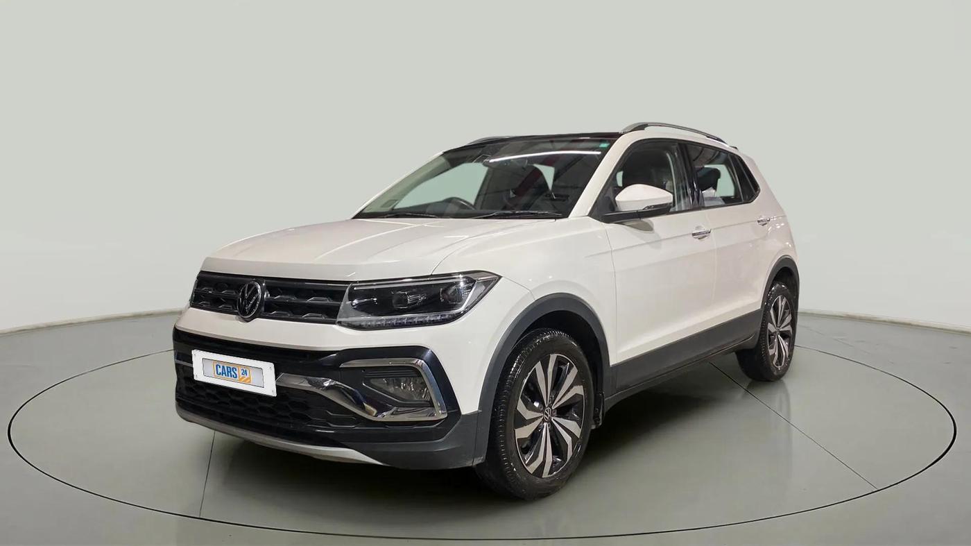 2022 Volkswagen TAIGUN TOPLINE 1.0 TSI MT, Petrol, Manual, 11,147 km, Left Front Diagonal