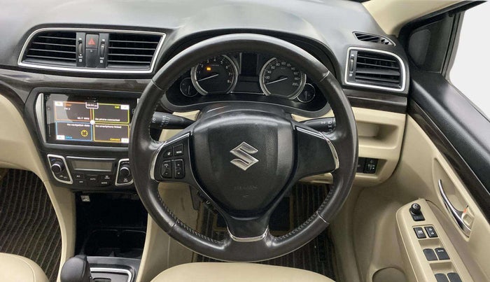 2017 Maruti Ciaz ALPHA  AT 1.4  PETROL, Petrol, Automatic, 57,808 km, Steering Wheel Close Up