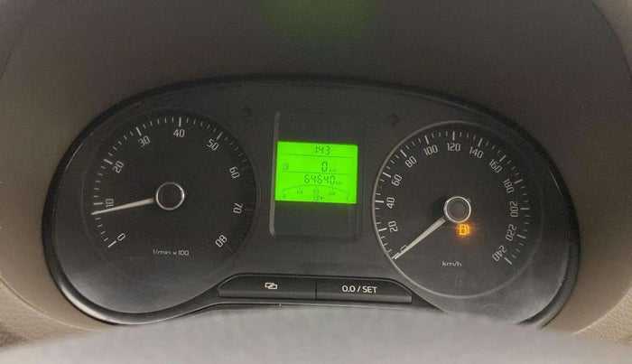 2013 Skoda Rapid ELEGANCE 1.6 MPI MT, Petrol, Manual, 64,640 km, Odometer Image
