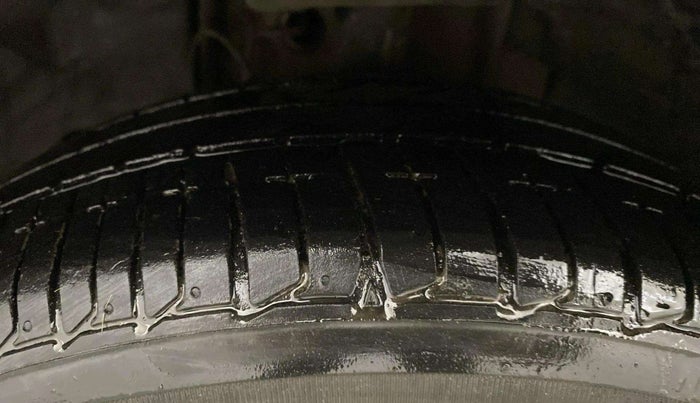 2021 Tata TIGOR XZA PLUS PETROL, Petrol, Automatic, 49,258 km, Left Front Tyre Tread