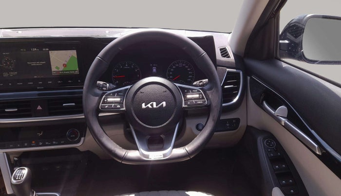 2022 KIA SELTOS HTX 1.5 PETROL, Petrol, Manual, 17,396 km, Steering Wheel Close Up