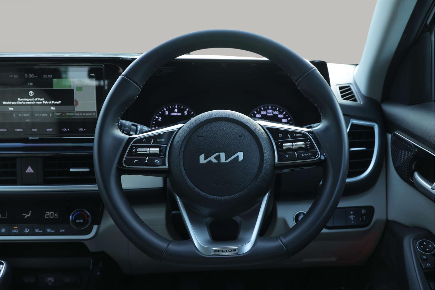2022 KIA SELTOS HTX 1.5 PETROL, Petrol, Manual, 17,396 km, Steering Wheel Close Up