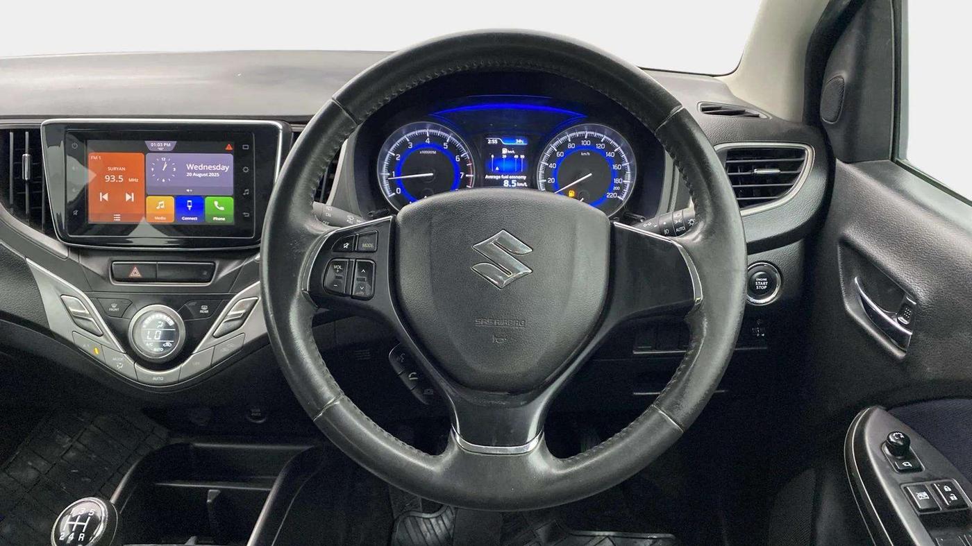 2019 Maruti Baleno ALPHA PETROL 1.2, Petrol, Manual, 91,662 km, Steering Wheel Close Up