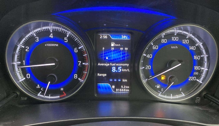 2019 Maruti Baleno ALPHA PETROL 1.2, Petrol, Manual, 91,640 km, Odometer Image