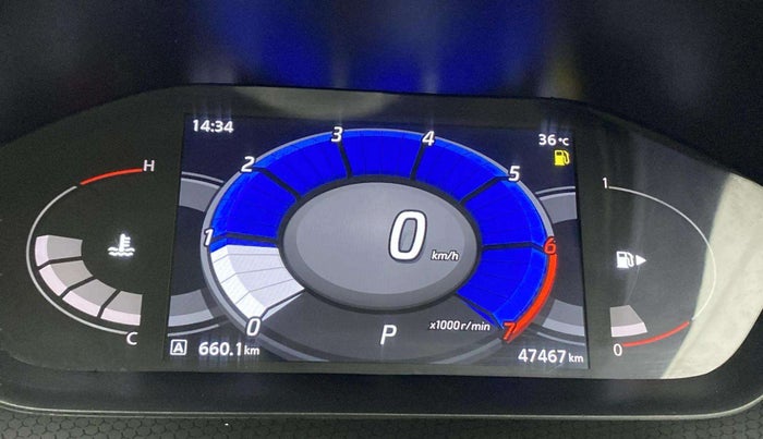 2021 Nissan MAGNITE XV PREMIUM TURBO CVT, Petrol, Automatic, 47,464 km, Odometer Image