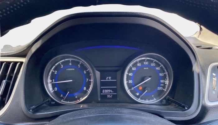 2017 Maruti Baleno DELTA PETROL 1.2, Petrol, Manual, 69,867 km, Odometer Image