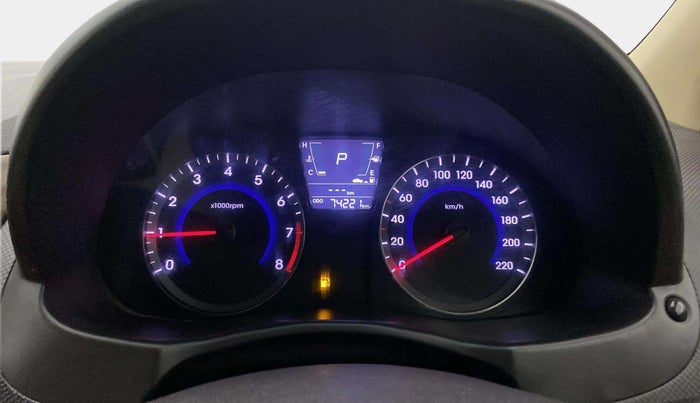 2017 Hyundai Verna 1.6 VTVT SX AT, Petrol, Automatic, 74,184 km, Odometer Image
