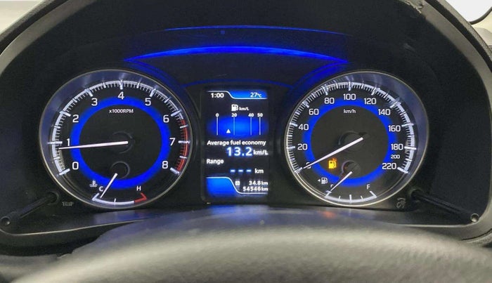 2019 Maruti Baleno ZETA PETROL 1.2, Petrol, Manual, 54,489 km, Odometer Image
