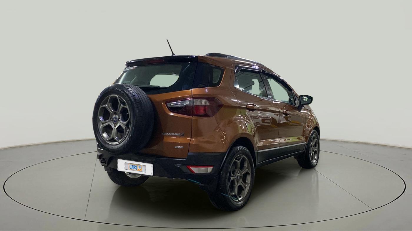 2018 Ford Ecosport TITANIUM 1.5L SPORTS(SUNROOF) DIESEL, Diesel, Manual, 80,843 km, Right Back Diagonal