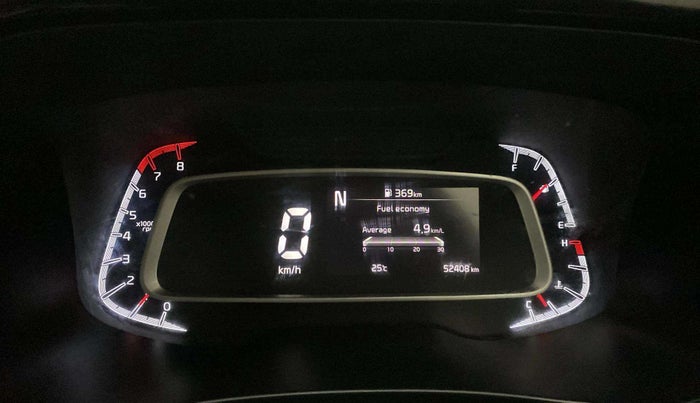 2021 KIA SONET HTX PLUS 1.0 IMT, Petrol, Manual, 52,405 km, Odometer Image
