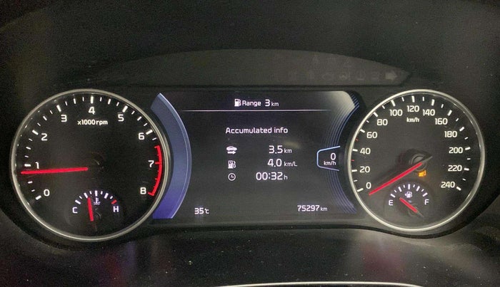 2019 KIA SELTOS GTX PLUS 1.4 PETROL, Petrol, Manual, 75,291 km, Odometer Image