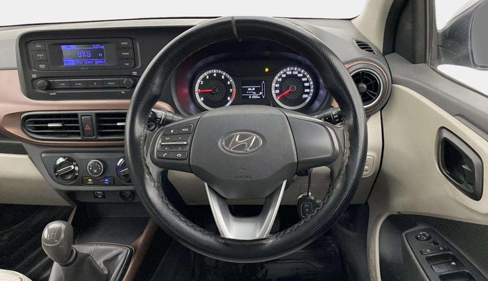 2021 Hyundai AURA S 1.2, Petrol, Manual, 61,214 km, Steering Wheel Close Up