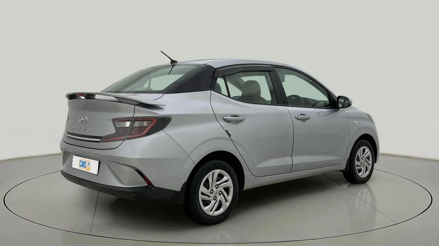 2021 Hyundai AURA S 1.2, Petrol, Manual, 61,214 km, Right Back Diagonal