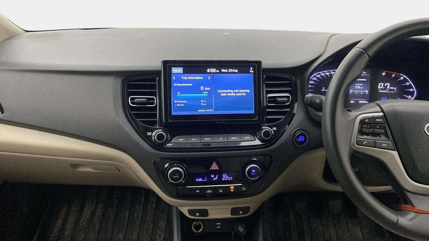 2021 Hyundai Verna SX (O)1.5 VTVT, Petrol, Manual, 58,536 km, Air Conditioner