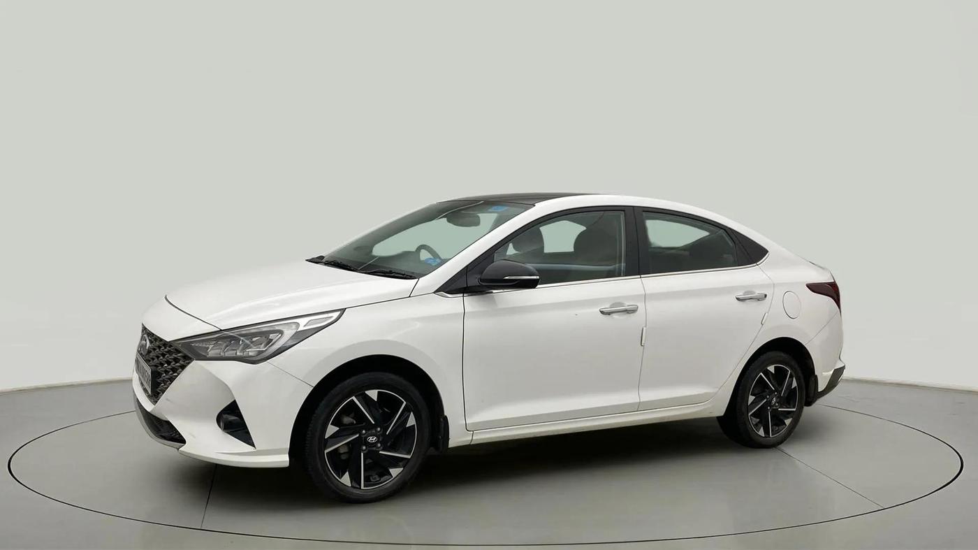 2021 Hyundai Verna SX (O)1.5 VTVT, Petrol, Manual, 58,536 km, Left Front Diagonal